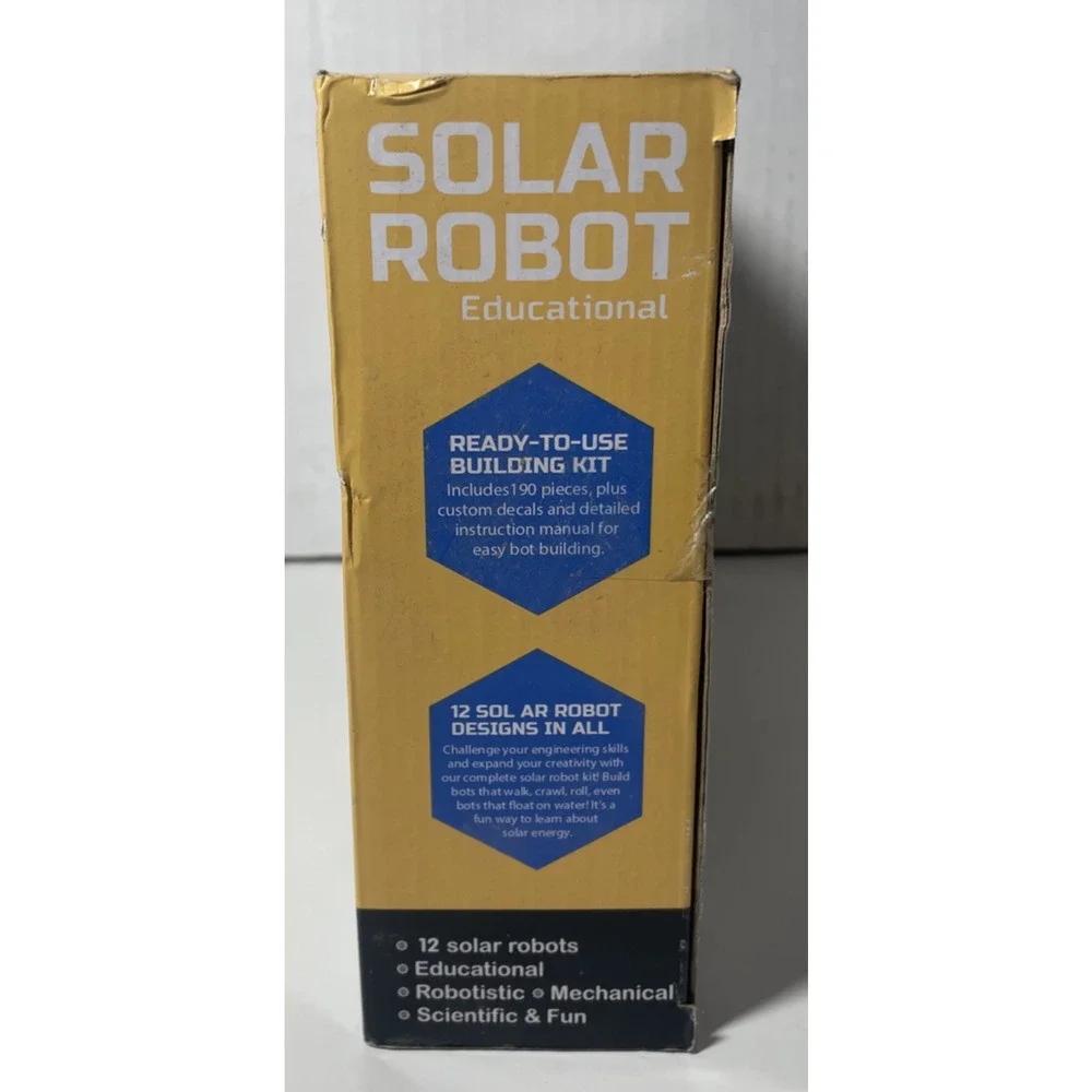 12-in-1 STEM Solar Robot Kit Toys Gifts for Kids 10+ New